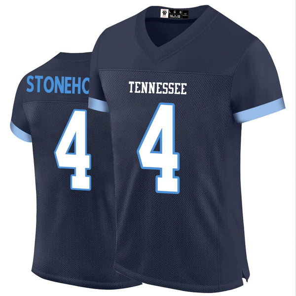 Kopkoc Tennessee Navy 4 S Football Stitched Jerseys