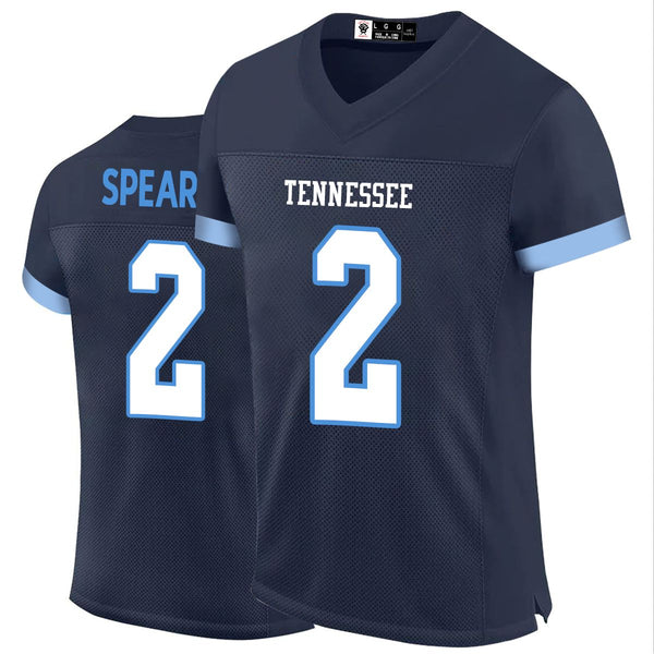 Kopkoc Tennessee Navy 2 S Football Stitched Jerseys