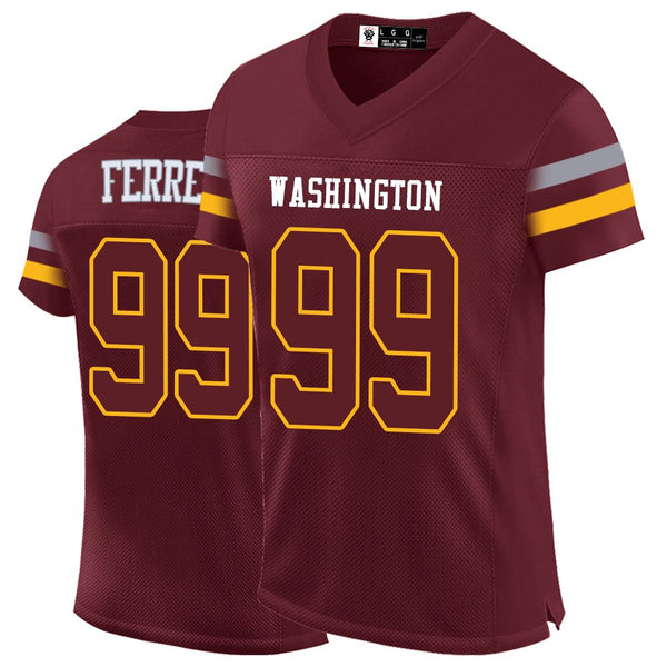 Kopkoc Washington Red 99 F Football Stitched Jerseys