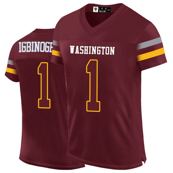 Kopkoc Washington Red 1 I Football Stitched Jerseys