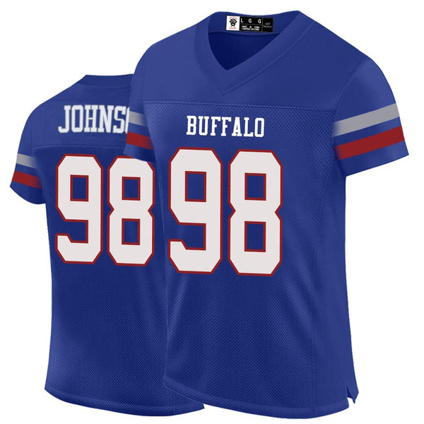 Kopkoc Buffalo Blue 98 J Football Stitched Jerseys