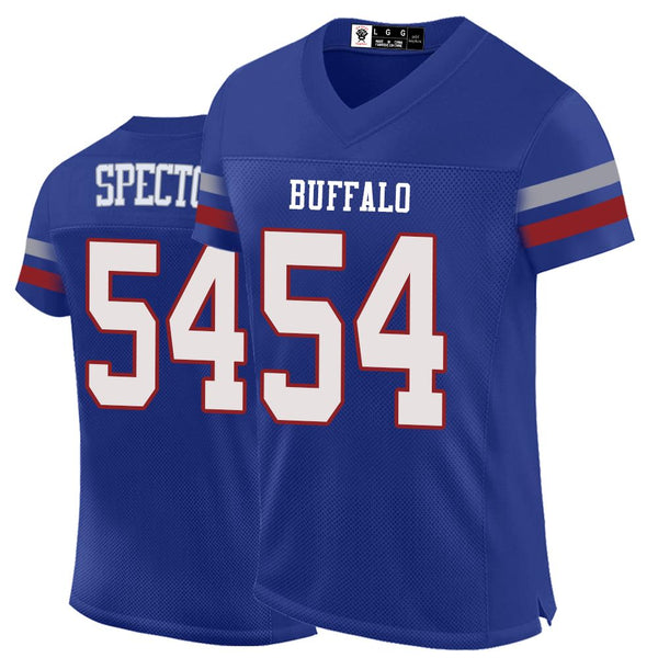 Kopkoc Buffalo Blue 54 S Football Stitched Jerseys