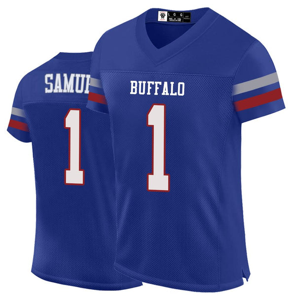 Kopkoc Buffalo Blue 1 S Football Stitched Jerseys