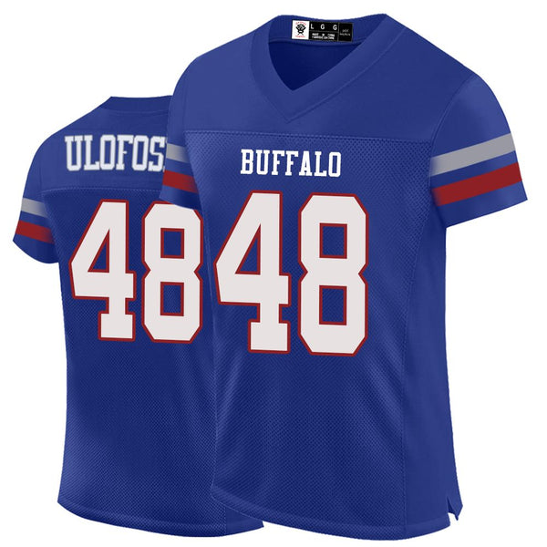 Kopkoc Buffalo Blue 48 U Football Stitched Jerseys