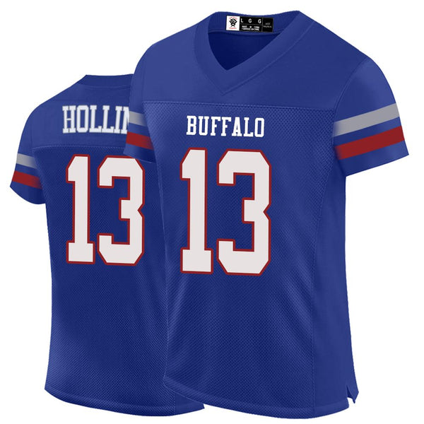 Kopkoc Buffalo Blue 13 H Football Stitched Jerseys