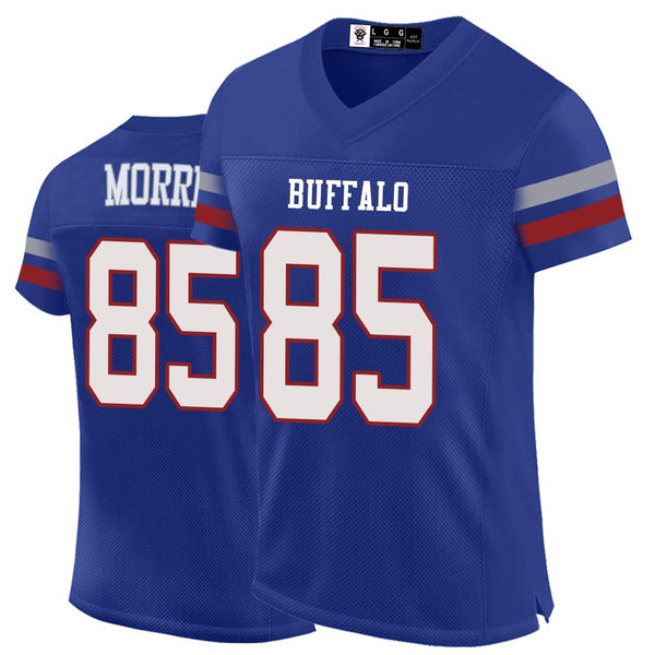 Kopkoc Buffalo Blue 85 M Football Stitched Jerseys